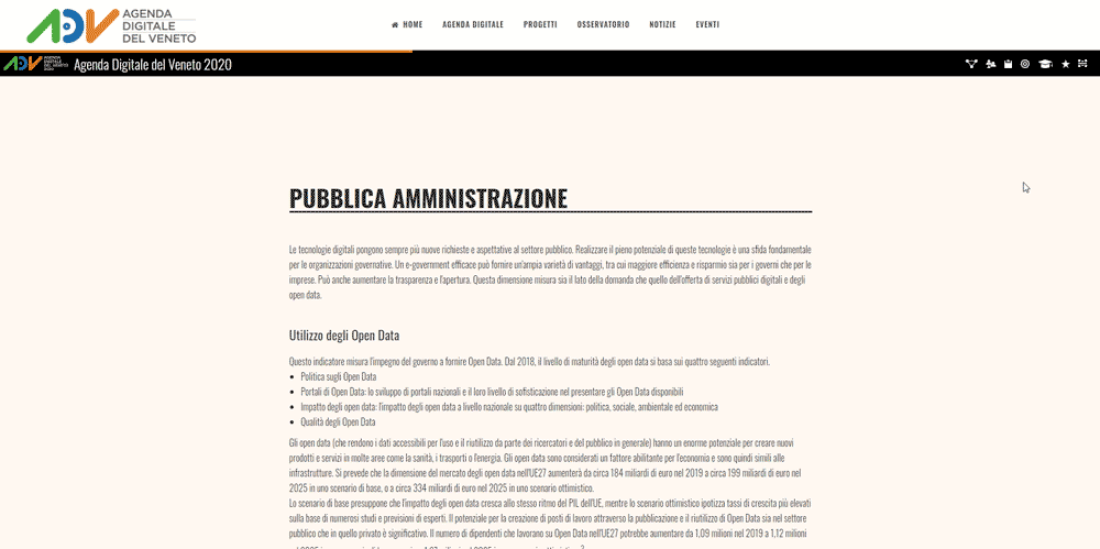 Report Agenda Digitale Veneto 2020
